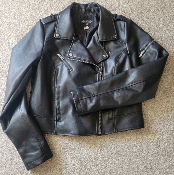RIVERDALE South Side Serpents Faux Leather Jacket sz L - Like New - Picture 4 of 7